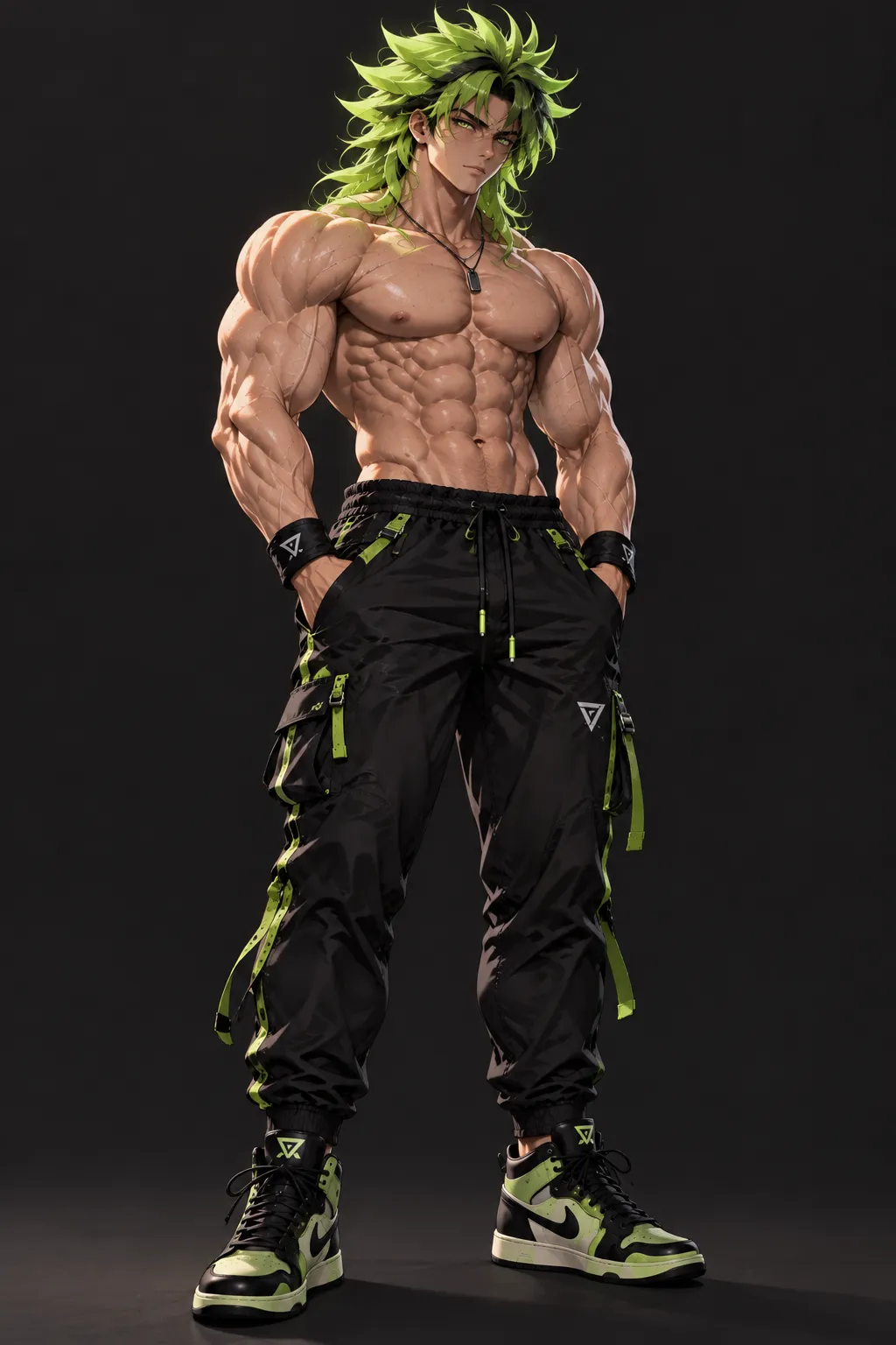 Ryken's full physique